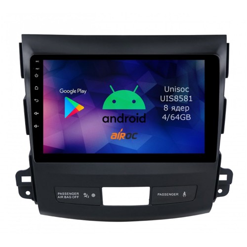 Roximo RM-2606 4/64 ГБ для Mitsubishi Outlander II (XL) 2006-2012 на Android 12.0