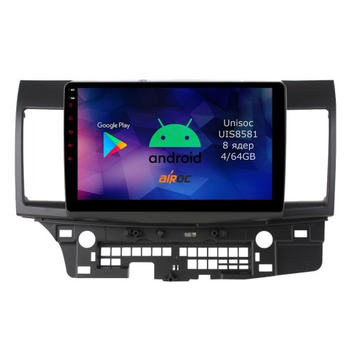 Roximo RM-2612 4/64 ГБ для Mitsubishi Lancer X 2007-2018 на Android 12.0