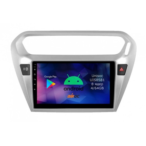 Roximo RM-2904 4/64 ГБ для Citroen C-Elysee 2013-2022 на Android 12.0