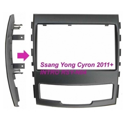 Переходная рамка Intro RSY-N04 (Ssang Yong Action 2011+ 2din (без крепежа))
