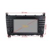 Штатная магнитола CarMedia MKD-M790-P30 для Mercedes C-klasse (W203), CLC-klasse, G-klasse (W463), CLK-klasse (W209) 2004-2012 на Android 10.0
