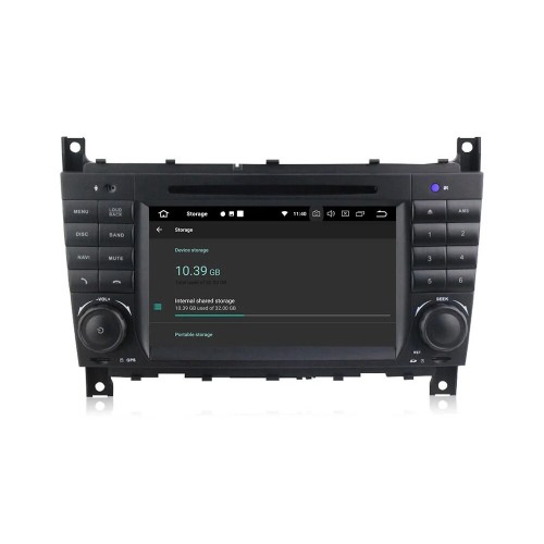 Штатная магнитола CarMedia MKD-M790-P30 для Mercedes C-klasse (W203), CLC-klasse, G-klasse (W463), CLK-klasse (W209) 2004-2012 на Android 10.0