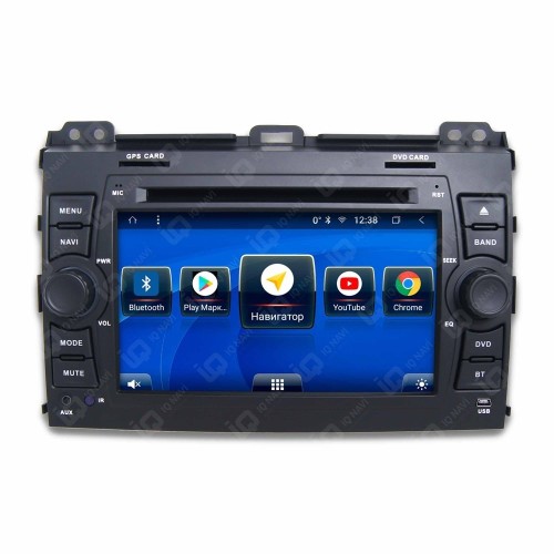 IQ NAVI D58-2910 Toyota Land Cruiser Prado 120 2002-2009 на Android 6.0.1 Octa-Core (8 ядер) 7 дюймов;