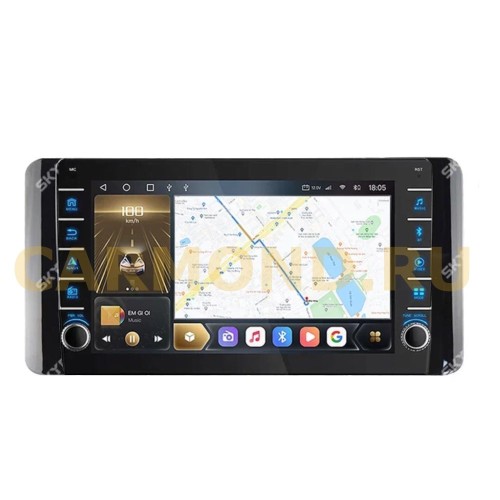 Штатная магнитола CarMedia SF-1020-Q (с кнопками) для Volkswagen Polo VI 2020-2022 на Android 10.0