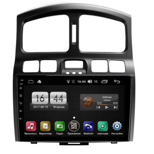 Магнитола FARCAR LX3048R (S195) для Hyundai Santa Fe 2000-2006, Santa Fe Classic 2007-2013 на Android 8.1