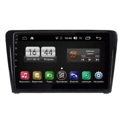 Магнитола FARCAR LX3043R (S195) для Skoda Rapid 2012-2020 на Android 8.1
