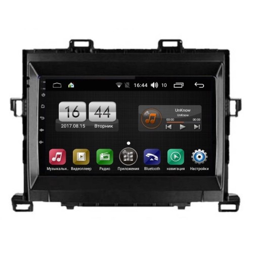 Магнитола FARCAR LX3067R (S195) для Toyota Alphard II 2008-2014 на Android 8.1