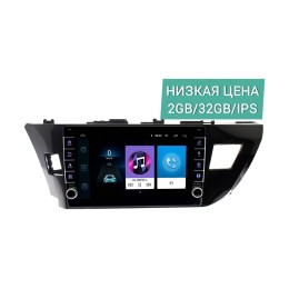 Штатная магнитола Wide Media LC1005ON-2/32 для Toyota Corolla XI 2013-2015 на Android 10.0