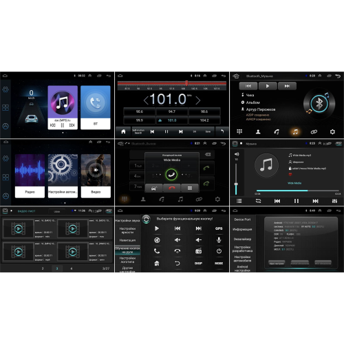 Штатная магнитола Wide Media LC9095ON-2/32 для Honda Fit 2001 - 2007 (правый руль) на Android 10.0