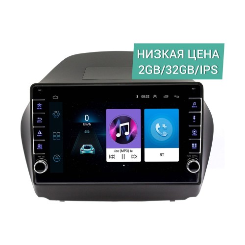 Штатная магнитола Wide Media LC1043ON-2/32 для Hyundai ix35, Tucson II 2011-2015 (для авто без камеры) на Android 10.0