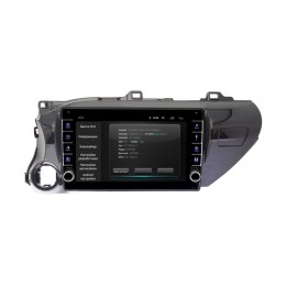 Штатная магнитола Wide Media LC1056ON-2/32 для Toyota Hilux 2015 - 2020 (левый руль) на Android 10.0