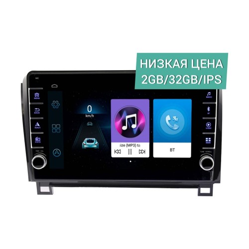 Штатная магнитола Wide Media LC1062ON-2/32 для Toyota Tundra 2007 - 2013, Sequoia 2008 - 2017 (для авто без усил.) на Android 10.0