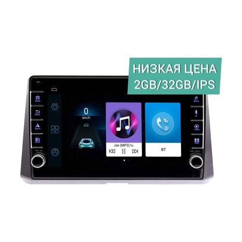 Штатная магнитола Wide Media LC1078ON-2/32 для Toyota Corolla 2019+ на Android 10.0
