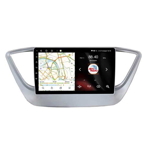 Штатная магнитола VAYCAR 0766-09VO8 8/128 ГБ для Hyundai Solaris II 2017-2020 на Android 10.0
