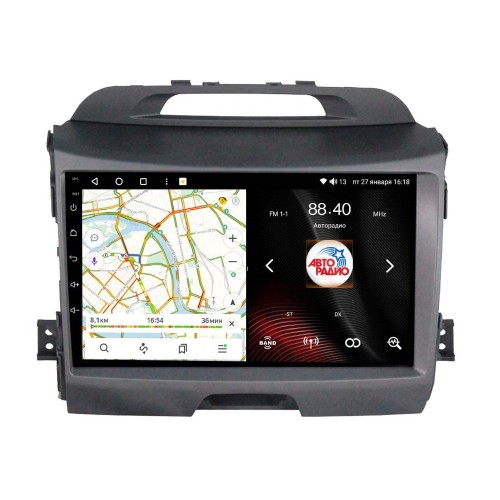 Штатная магнитола VAYCAR 0537-09VO8 8/128 ГБ для Kia Sportage III 2010-2016 на Android 10.0