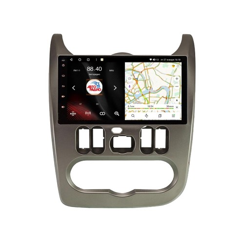 Штатная магнитола VAYCAR 0752-09VO8 8/128 ГБ для Renault Logan, Sandero 2009-2013 на Android 10.0