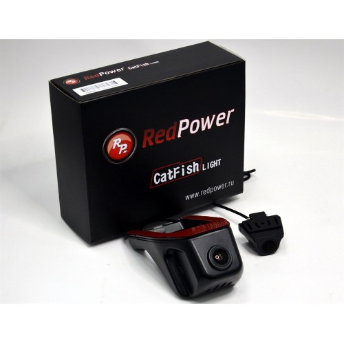 Двухканальный видеорегистратор RedPower CatFish Light 6207 на ножку зеркала (FHD6207)