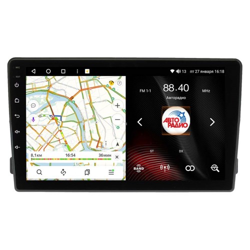 Штатная магнитола VAYCAR 1140-09VO8 8/128 ГБ для FORD Universal овальная на Android 10.0