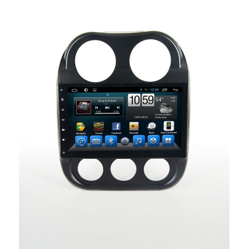 Штатная магнитола CarMedia QR-1086 для Jeep Compass 2011-2017 на Android 6.0