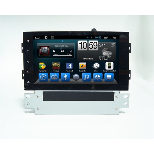 Штатная магнитола CarMedia QR-8097 для Peugeot 308 2014+ на Android 6.0
