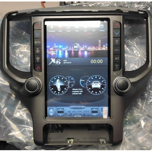 Магнитола Тесла CarMedia ZF-1265-DSP Tesla-Style для Dodge RAM 2020+ на Android 9.0