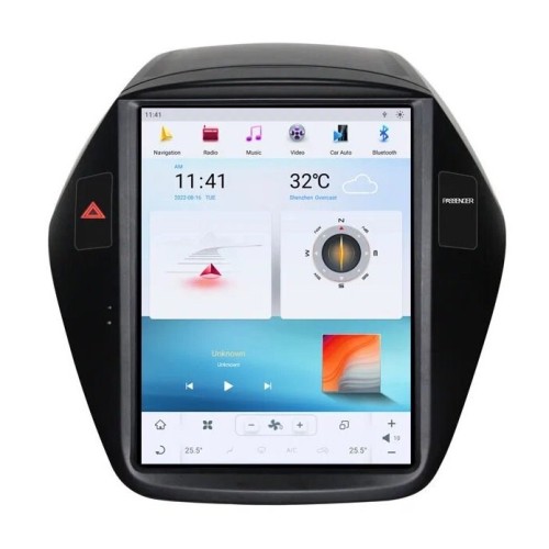 Магнитола Тесла CarMedia ZF-1092-Q6 Tesla-Style для Hyundai IX 35 2010 - 2015 на Android 11.0