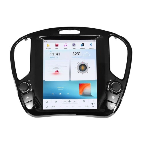 Магнитола Тесла CarMedia ZF-1065-Q6 Tesla-Style для Nissan Juke 2010+ на Android 11.0