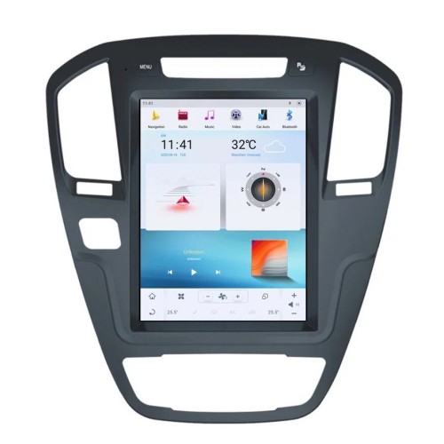 Магнитола Тесла CarMedia ZF-1069BL-Q6 Tesla-Style для Opel Insignia 2009–2013 (цвет панели: черный) на Android 11.0