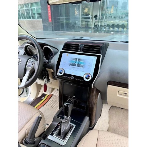 Магнитола Тесла CarMedia ZF-3006-Q6 Tesla-Style для Toyota Land Cruiser Prado 150 2014-2022 на Android 11.0