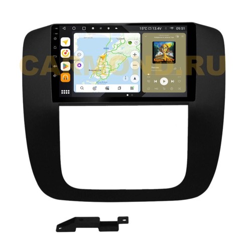 Штатная магнитола Wide Media MT1247QU PRO для Chevrolet Sierra 2006-2014 на Android 10.0