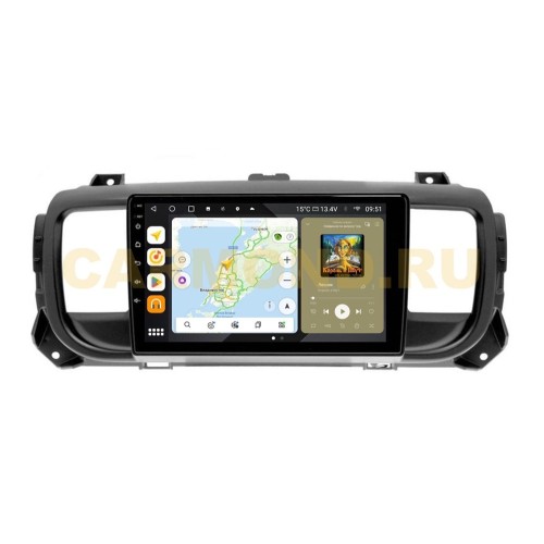 Штатная магнитола Wide Media MT3116QU PRO для Citroen SpaceTourer, Jampy III 2016-2024 на Android 10.0