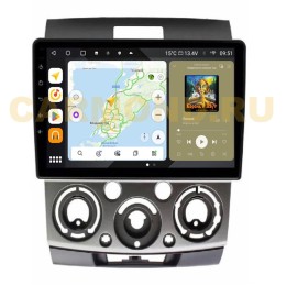 Штатная магнитола Wide Media MT3021QU PRO для Mazda BT-50 I 2006-2011 на Android 10.0