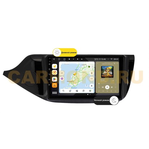 Штатная магнитола Wide Media MT9209QU PRO для Kia Ceed II 2012-2018 (глянцевая) на Android 10.0