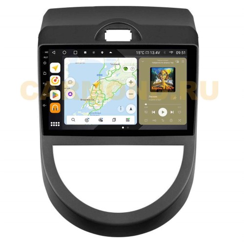 Штатная магнитола Wide Media MT3061QU PRO для Kia Soul I 2008-2014 на Android 10.0