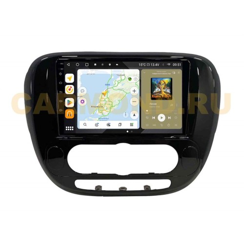 Штатная магнитола Wide Media MT526QU PRO для KIA Soul II 2013-2019 кондей на Android 10.0