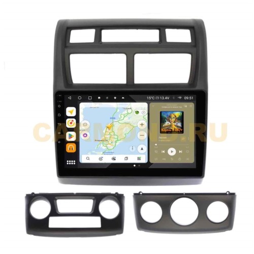 Штатная магнитола Wide Media MT9049QU PRO для Kia Sportage II 2008-2010 на Android 10.0