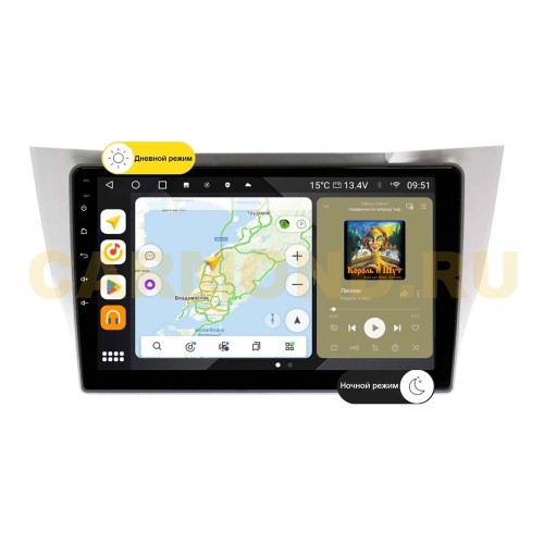 Штатная магнитола Wide Media MT1154QU PRO для Lexus RX II 300 2003-2009 на Android 10.0