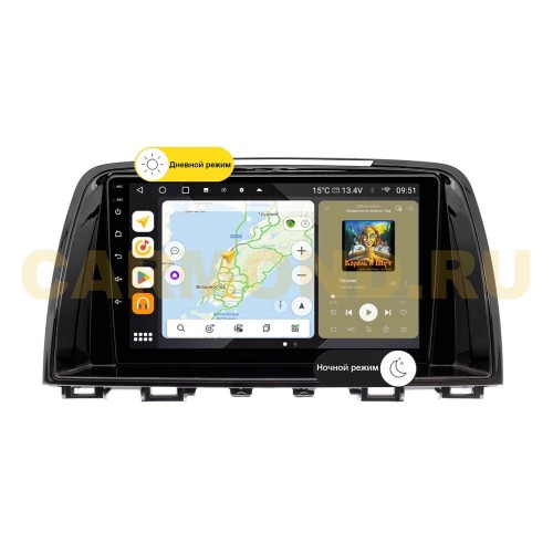 Штатная магнитола Wide Media MT9241QU PRO для Mazda 6 III 2012-2015 на Android 10.0