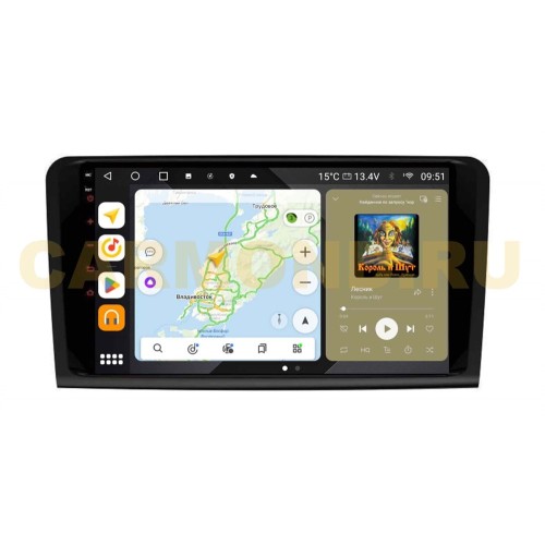 Штатная магнитола Wide Media MT9149QU PRO для Mercedes GL-klasse (X164), ML-klasse (W164) 2005-2012 на Android 10.0