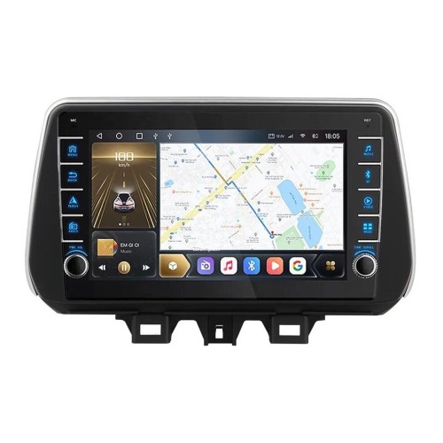 Штатная магнитола CarMedia OL-9728-P (с кнопками) для Hyundai Tucson III 2018-2021 на Android 10.0