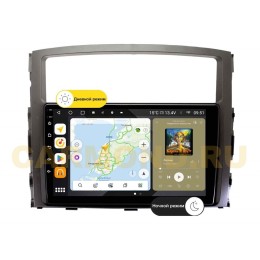 Штатная магнитола Wide Media MT9070QU PRO для Mitsubishi Pajero IV 2006-2019 (для авто с Rockford) на Android 10.0