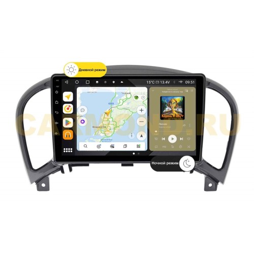 Штатная магнитола Wide Media MT9154QU PRO для Nissan Juke I 2010-2019 на Android 10.0