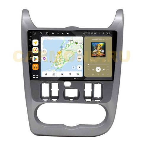 Штатная магнитола Wide Media MT752QU PRO для Lada Largus I 2012-2020 на Android 10.0