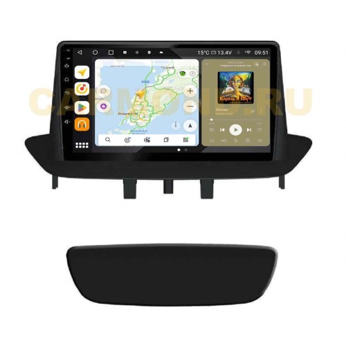 Штатная магнитола Wide Media MT145QU PRO для Renault Megane III 2009-2016 на Android 10.0
