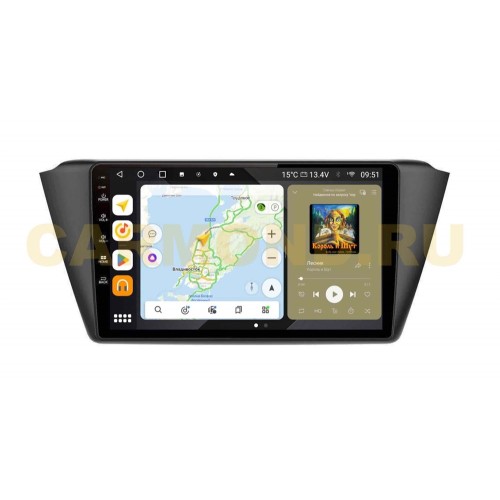 Штатная магнитола Wide Media MT2002QU PRO для Skoda Fabia III 2014-2018 на Android 10.0