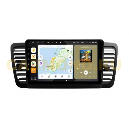 Штатная магнитола Wide Media MT9351QU PRO для Subaru Legacy IV, Outback III 2003-2009 (левый руль) на Android 10.0