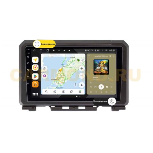 Штатная магнитола Wide Media MT9216QU PRO для Suzuki Jimny IV 2018-2025 на Android 10.0