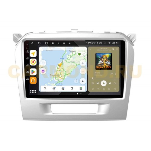 Штатная магнитола Wide Media MT212/571QU PRO для Suzuki Vitara 2015+ на Android 10.0