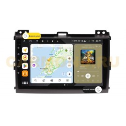Штатная магнитола Wide Media MT9064QU PRO для Toyota Land Cruiser Prado 120 2002-2009 (с усил.) на Android 10.0