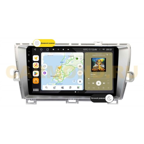Штатная магнитола Wide Media MT9092QU PRO для Toyota Prius III (XW30) 2009-2015 (правый руль) на Android 10.0